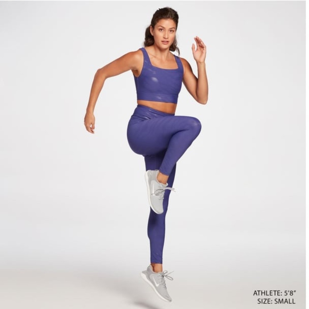 CALIA by Carrie Underwood Energize Foil Animal Navy Set — Bra M / Leggings S
